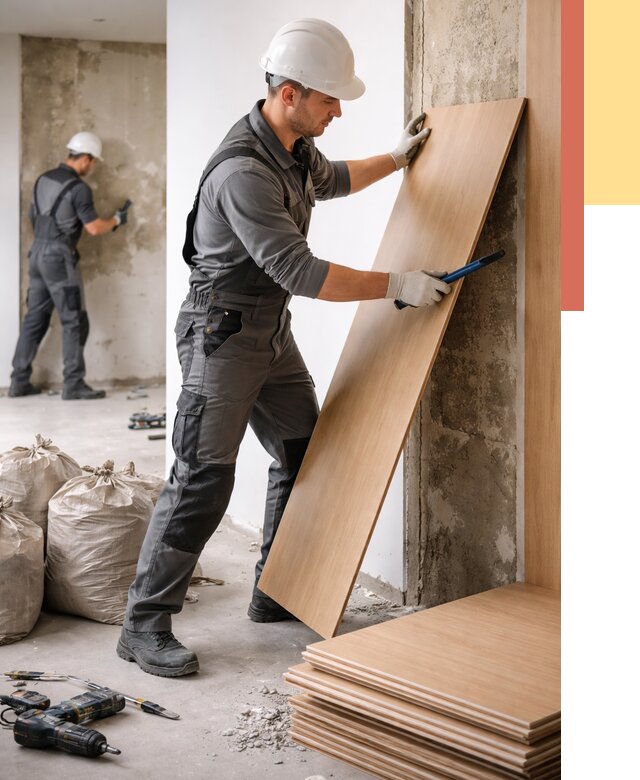 Демонтаж стеновых панелей в Тутаеве от 3669 руб. за м² быстро и недорого | ОТДЕЛОЧНИК-Ттв