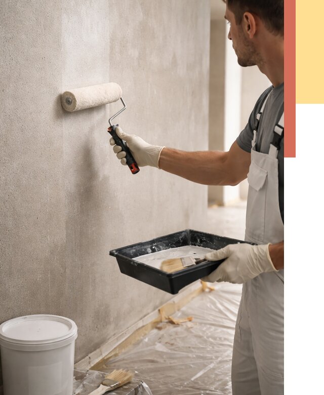 Грунтовка стен в Тутаеве от 2306 руб. м2 — быстро, недорого, с материалом | ОТДЕЛОЧНИК-Ттв