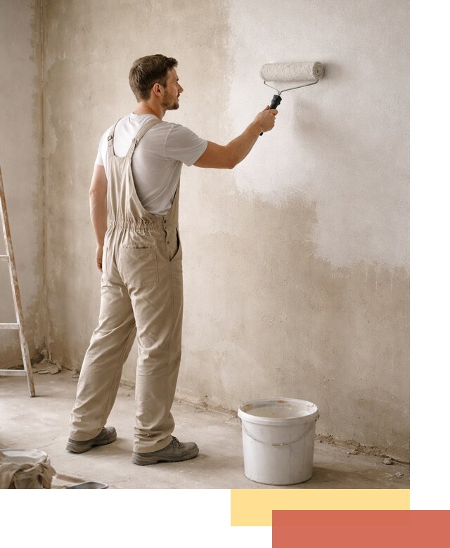 Грунтовка стен под отделку в Тутаеве профессиональным раствором
