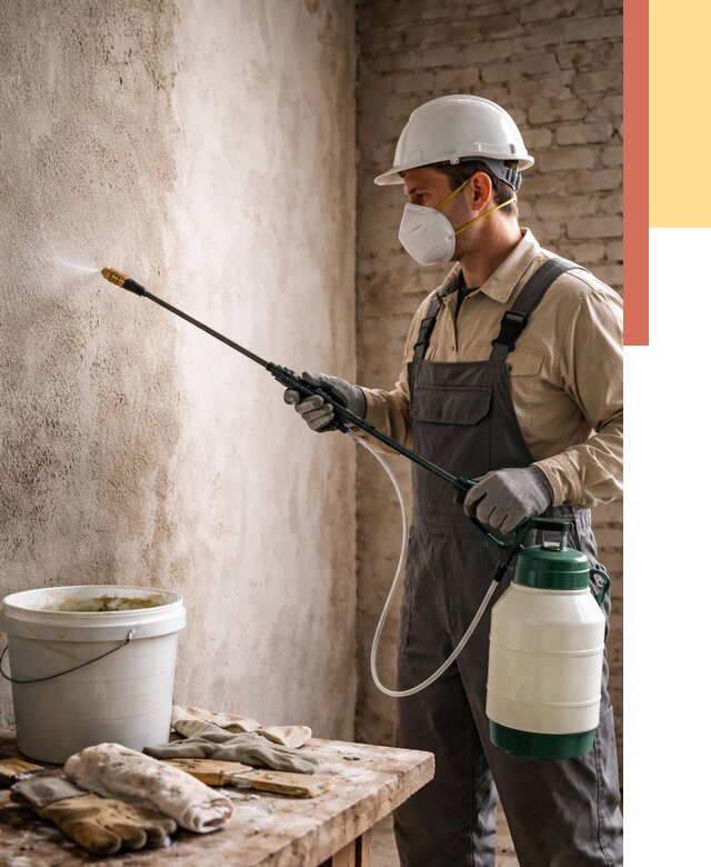 Антисептическая обработка стен в Тутаеве от 1258 руб. — быстро и недорого | ОТДЕЛОЧНИК-Ттв