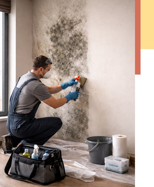 Удаление плесени со стен в Тутаеве от 2254 руб. — быстро и недорого | ОТДЕЛОЧНИК-Ттв