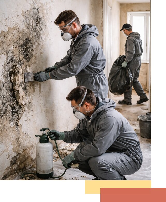 Удаление плесени со стен профессионально в Тутаеве