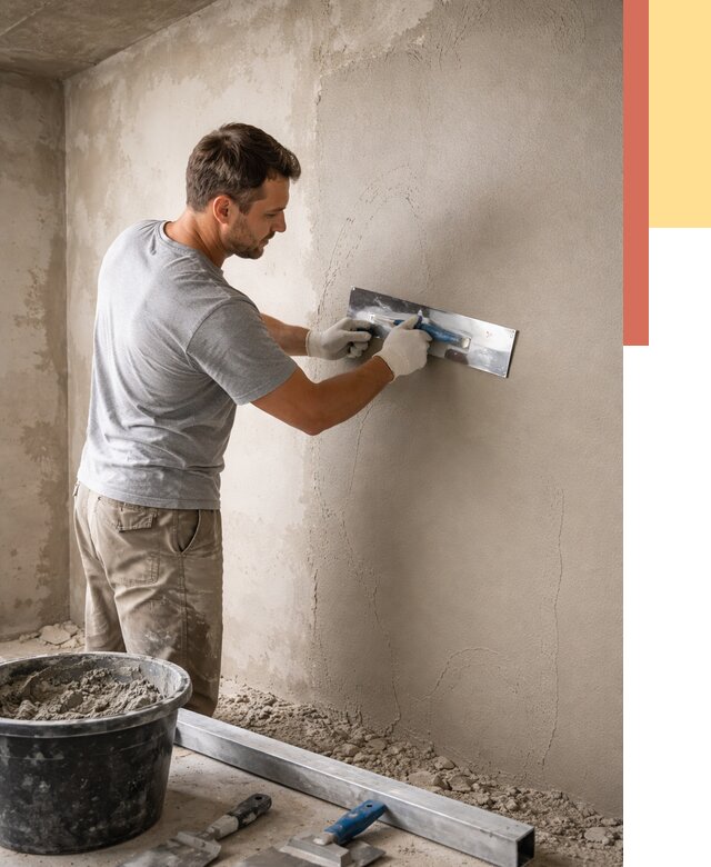 Штукатурка стен без маяков в Тутаеве от 7548 руб/м2 — услуги и цена | ОТДЕЛОЧНИК-Ттв