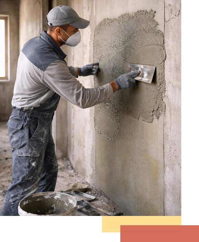 Штукатурка стен по сетке в Тутаеве под ключ качественно и быстро