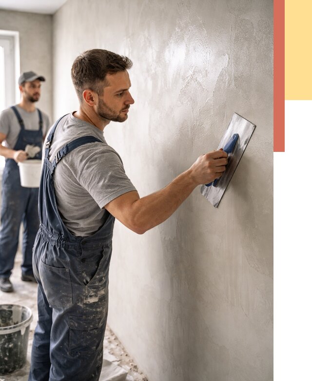 Глянцевание штукатурки стен в Тутаеве от 7863 руб. — услуги и затирка | ОТДЕЛОЧНИК-Ттв