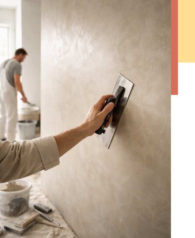 Венецианская штукатурка в Тутаеве от 3669 руб/м² — нанесение стен под ключ | ОТДЕЛОЧНИК-Ттв