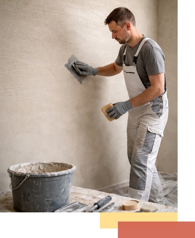 Декоративная штукатурка травертин в Тутаеве для стен и потолков