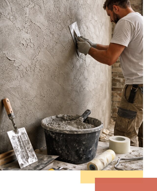 Декоративная штукатурка лофт в Тутаеве — отделка стен и потолков