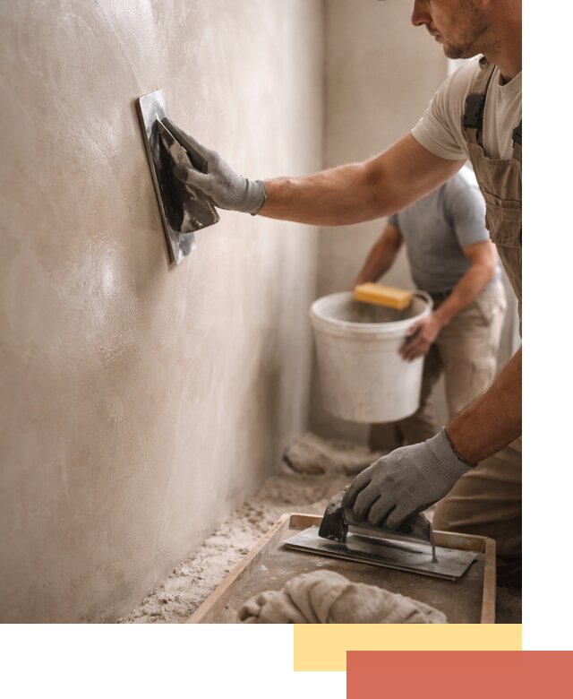 Нанесение марокканской штукатурки таделакт в Тутаеве