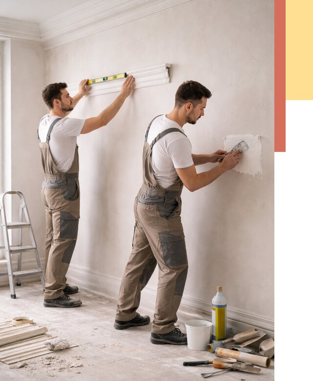 Монтаж лепнины на стены в Тутаеве от 4718 руб. — недорого, быстро | ОТДЕЛОЧНИК-Ттв