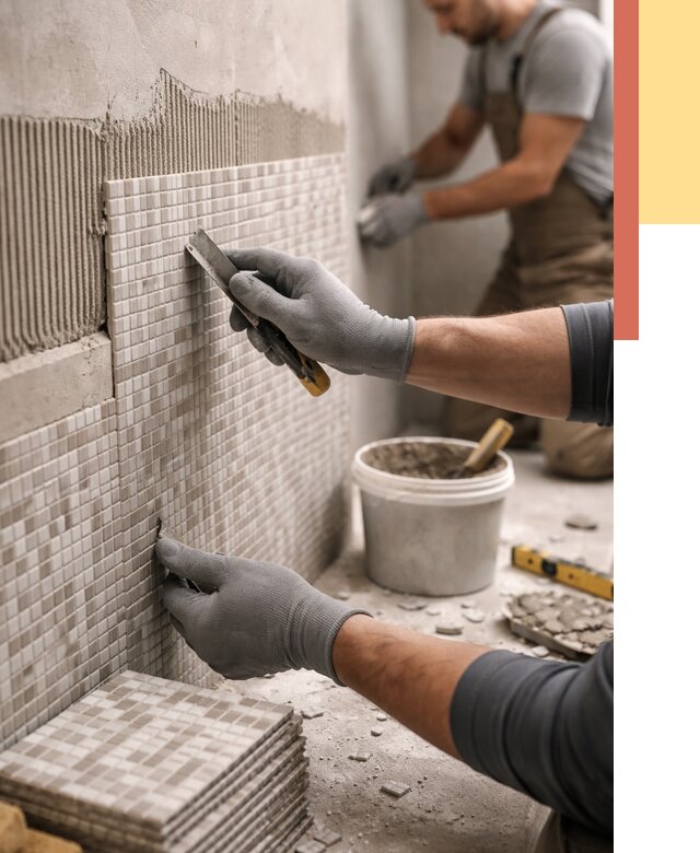 Облицовка стен мозаикой в Тутаеве от 3355 руб/м2 — укладка мозаики на стены | ОТДЕЛОЧНИК-Ттв