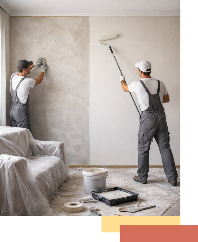 Покраска стен антивандальной краской в Тутаеве