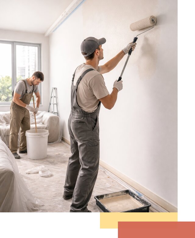 Покраска стен в офисе в Тутаеве — быстрый и качественный ремонт