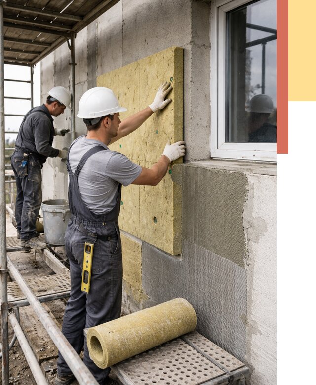 Утепление стен в Тутаеве от 4508 руб. под ключ — быстро и недорого | ОТДЕЛОЧНИК-Ттв