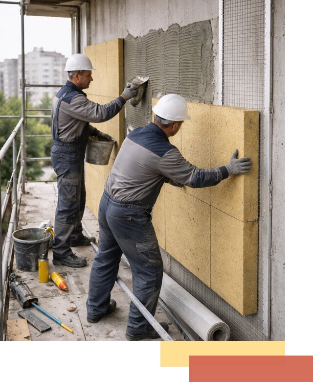 Утепление стен зданий и домов в Тутаеве качественно и надежно