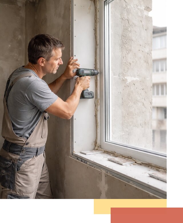 Монтаж гипсокартонных откосов в Тутаеве под ключ