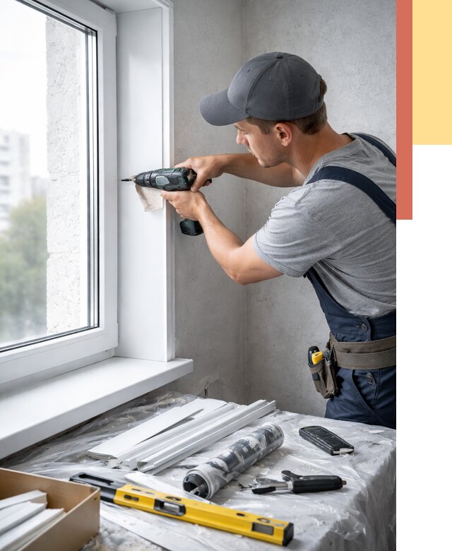 Установка пластиковых откосов в Тутаеве от 2359 руб. | ОТДЕЛОЧНИК-Ттв монтаж, быстро и недорого