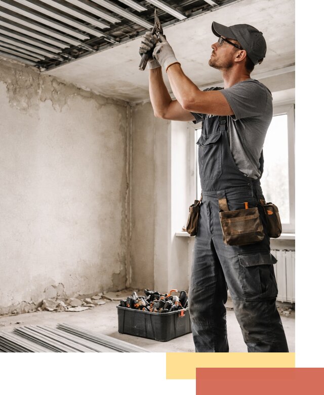 Демонтаж реечного потолка в Тутаеве быстро и аккуратно