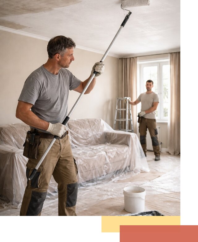 Грунтовка потолка в Тутаеве — подготовка под покраску и отделку