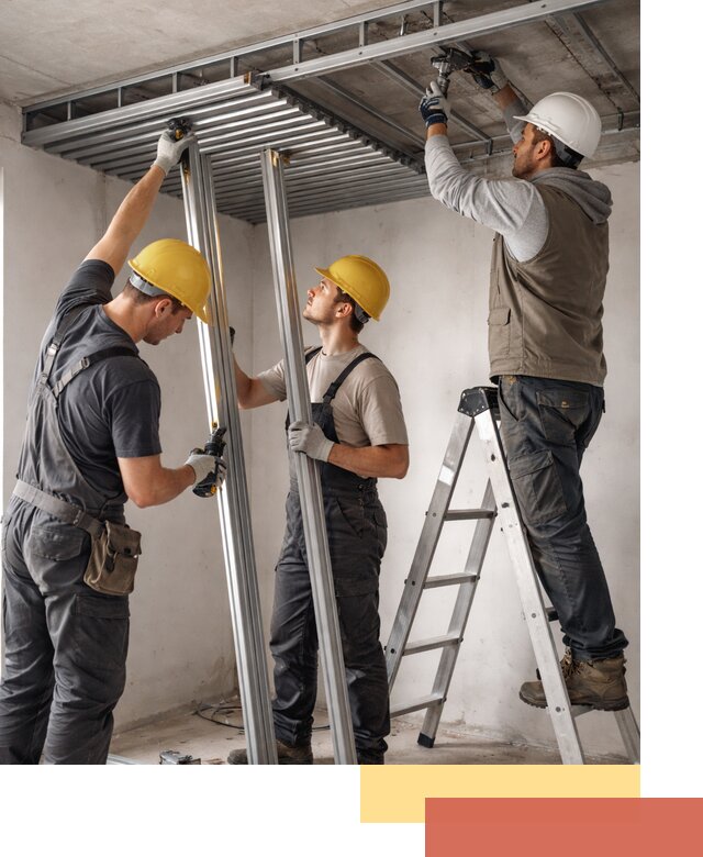 Монтаж реечного потолка под ключ в Тутаеве