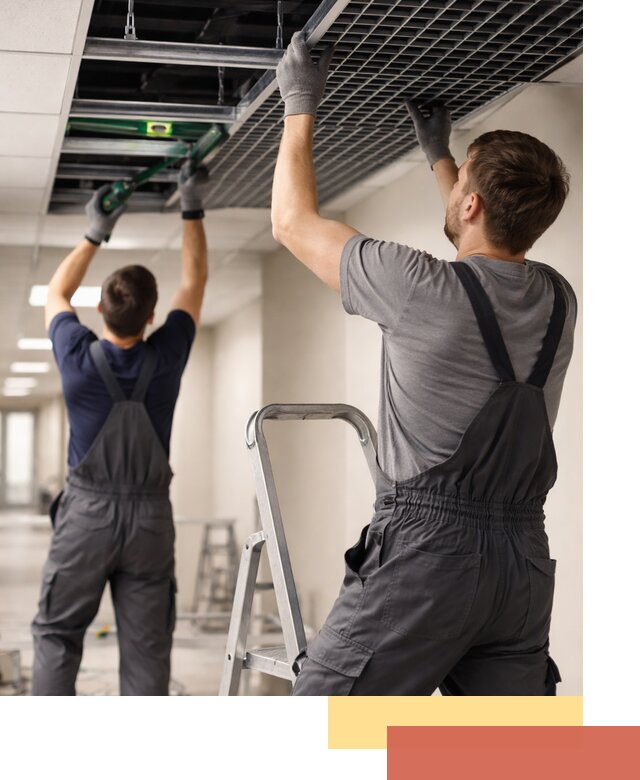 Монтаж потолка Грильято в Тутаеве: установка под ключ качественно