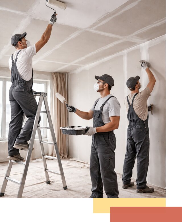 Покраска потолка из гипсокартона в Тутаеве качественно и недорого