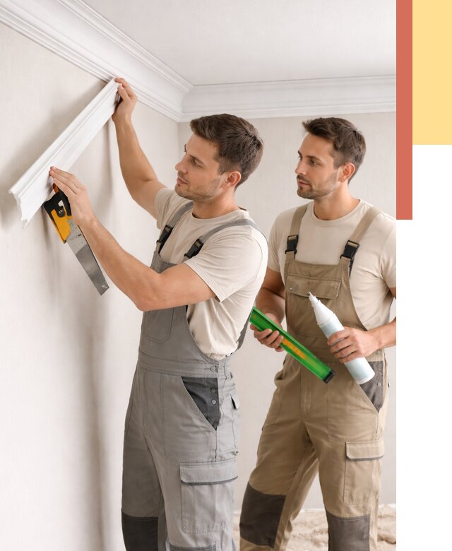 Монтаж потолочного плинтуса в Тутаеве от 2411 руб. — быстро и недорого | ОТДЕЛОЧНИК-Ттв