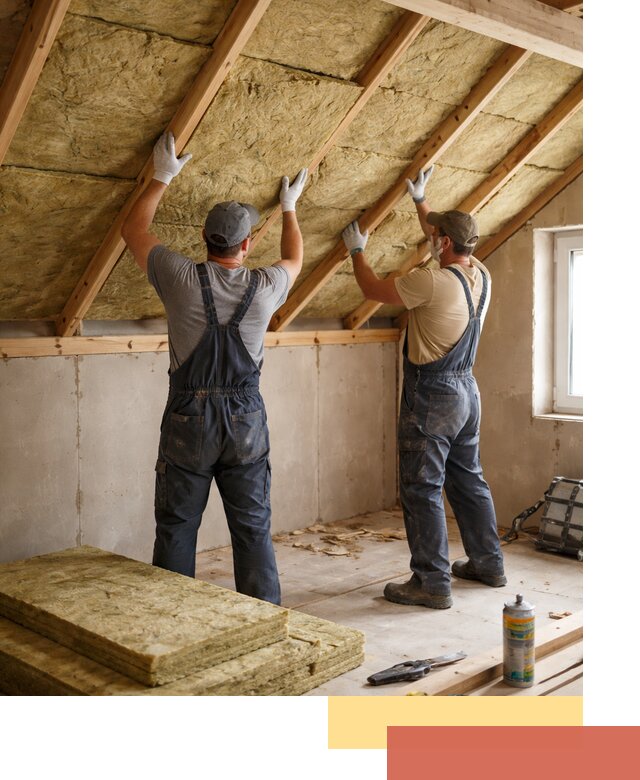 Утепление потолка минеральной ватой в Тутаеве